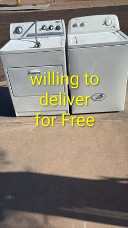 Admiral Washer and Whirlpool Electric Dryer Set