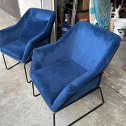 Blue Living Room  Chairs 