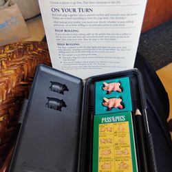 Pass The Pigs Dice Travel Game 