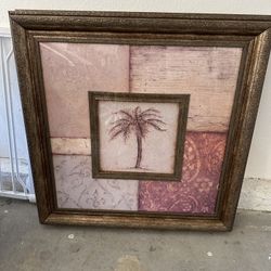 Beautiful Framed Palm Tree Prints. High Quality Frames. 