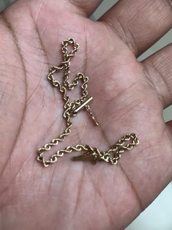 14 Kt 14k gold rope bracelet 7.5 Oro Manilla YG