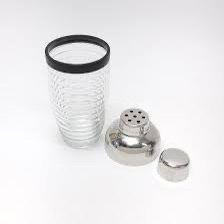 🍸 Used Beehive Cocktail Shaker Glass Martini Mixer Barware Decor