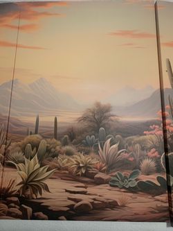 Desert wall art