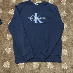 calvin klein 2pc sweat shirt with sweat pant
