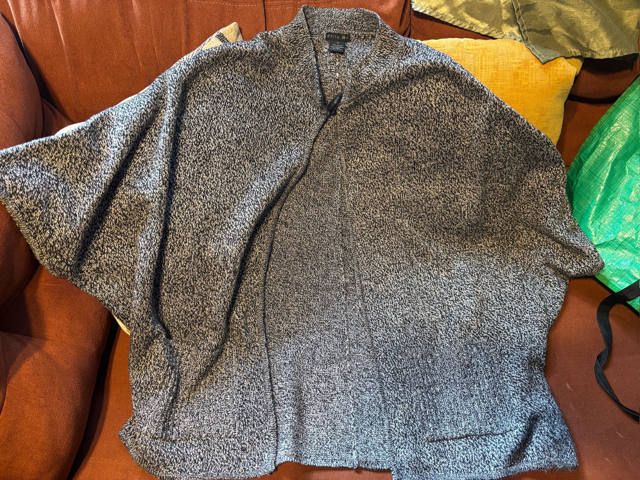 Plus Size Short Sleeve Sweater Cardigan