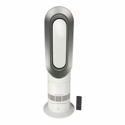 Dyson AM09 Hot+Cool Jet Focus Bladeless Heater & Fan with Remote - White/Silver