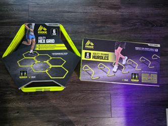 Hex grid and hurdles agility training