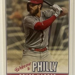 2019 Topps Welcome To Philly Bryce Harper Bh-3 Philadelphia Phillies