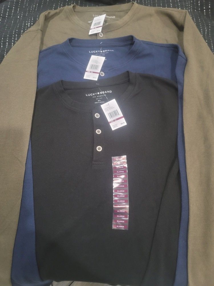 Mens Lucky Brand Thermal Shirts