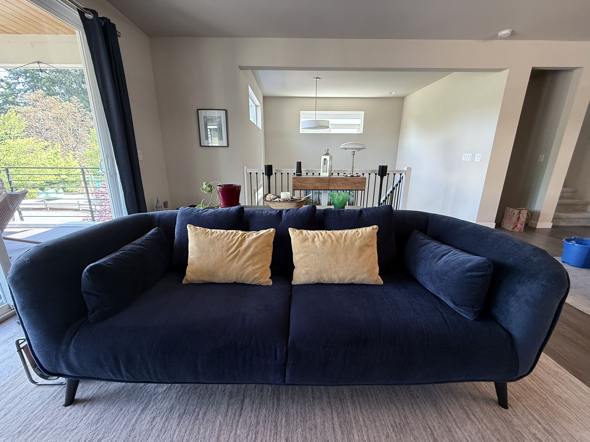 Malika Blue Sofa