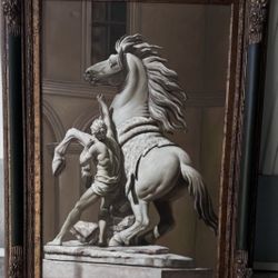Framed Alexander the Great and Horse Quality Hand Painted Oil Painting