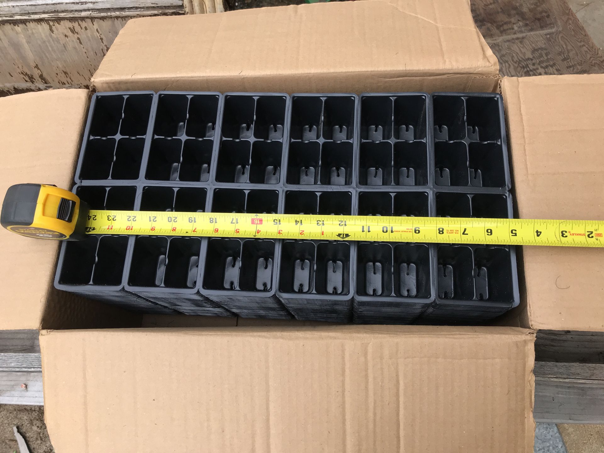 Seed trays 4 inch Potters and 8 inch hanging baskets