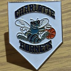 Charlotte Hornets Metal Pin Nice