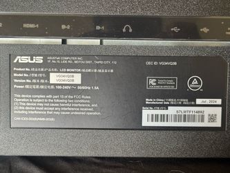 34” Curved LCD Monitor