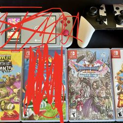 Nintendo Switch  Games And pro Controller