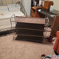 Four Layer Shoe Rack Sneaker Rack Shoe Organizer