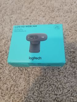 Logitech C270 HD Webcam 720p – New in Box