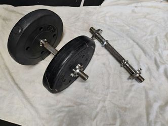 25Lb Single Dumbbell Standard With Adjustable Dumbbell Handles Pair