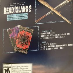 Banoi Weapon Club Bat Skill Card For Dead Island 2  Sony Ps5 Game Action Zombie