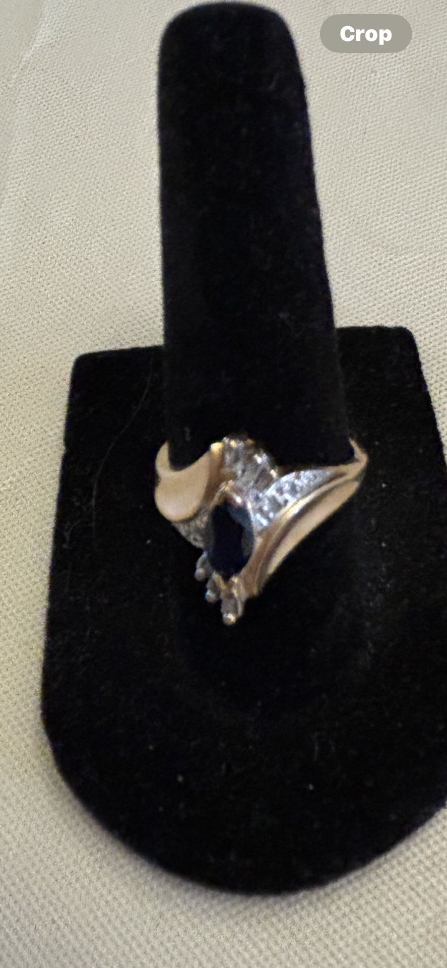 Blue Sapphire Ring 14 K Gold