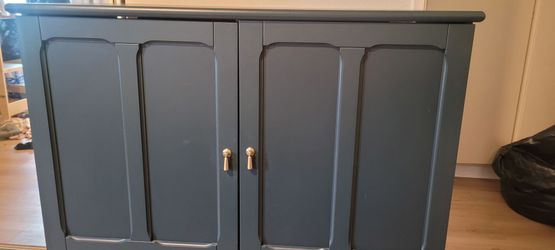 Dark Blue-Green Cabinet LOMMARP
