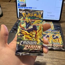 Crown Zenith Pokemon Booster Packs