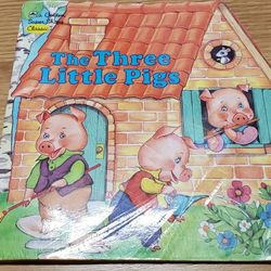 The Three Little Pigs, Golden Classic, retold by Y Salzman, 1988, out of print,

