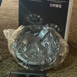 Kenwoood 12” Subway Speakers