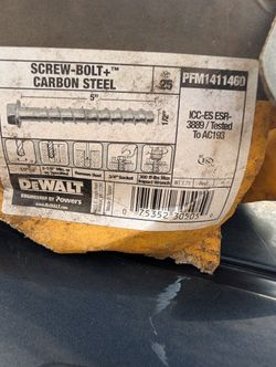 Screw Bolt Carbon Steel Anchor