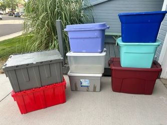 Huge Lot of Moving or Storage Bins