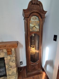 Grandfather Clock Tall Case Wood