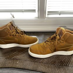 Nike Brown High Top Air forces