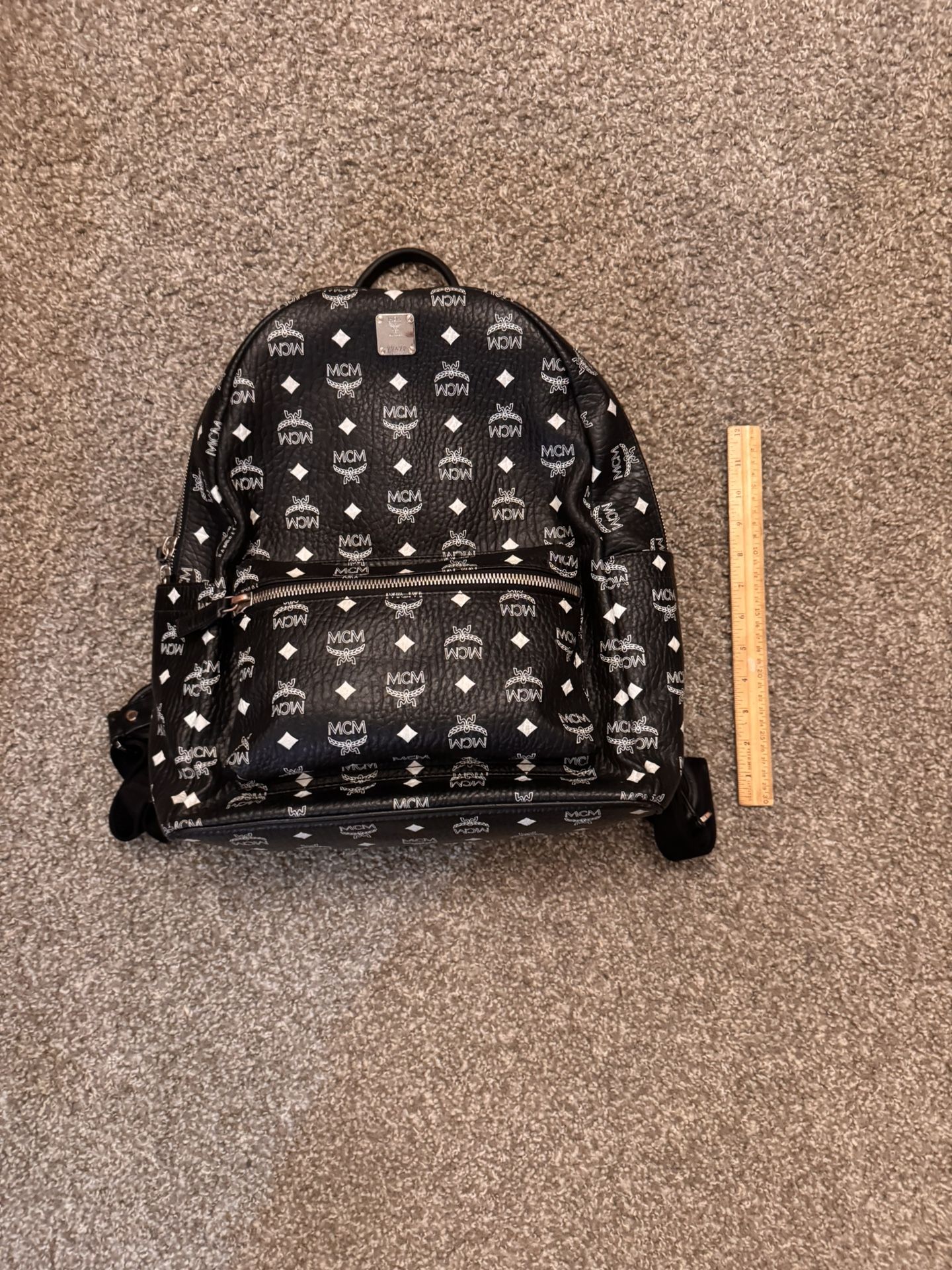 Black MCM backpack