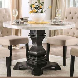 Round Dining Table With Chairs - Dining Room Furniture