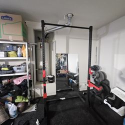 Squat Rack + Olympic Weights