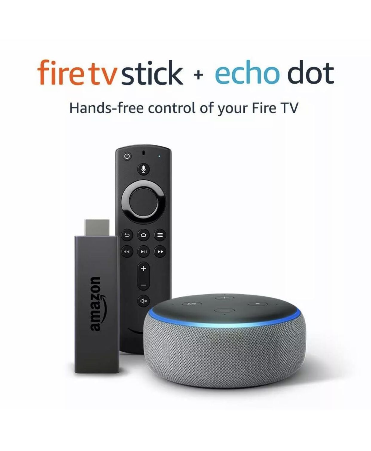 Fire stick tv + eco dot 3rd generation