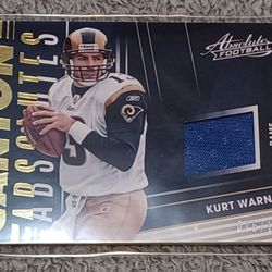 Kurt Warner 76/199 Jersey Patch Canton Absolutes Sports Card St Louis Rams Los Angeles 