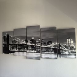 Brooklyn Bridge 5 piece art 