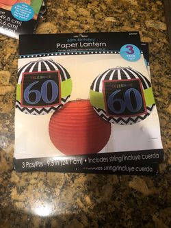 Paper lanterns birthday