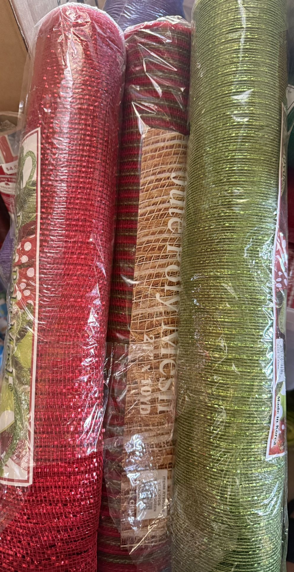 New Deco Poly Mesh 21x 10 Yards $20 Each OBO