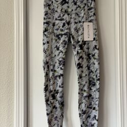 NWT Athleta Rainier Athletic Tight Legging Multicolor Print Size Small