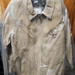   Mickey Mouse Walt Disneyland Resort Leather Jacket Size 2xl