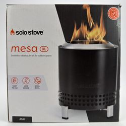 Solo Stove Mesa XL Tabletop Fire Pit with Stand Low Smoke Water ASH Open Box