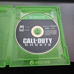 Xbox One  Call Of Duty Ghosts