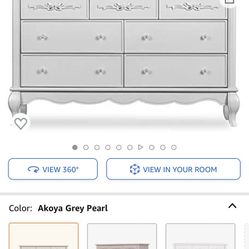 slim fit dress slacks Evolur Aurora 7 Drawer Double Dresser, Akoya Grey Pearl/Silver Mist &   BAJE HOME