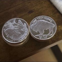 HM Mint Silver Buffalo Round 