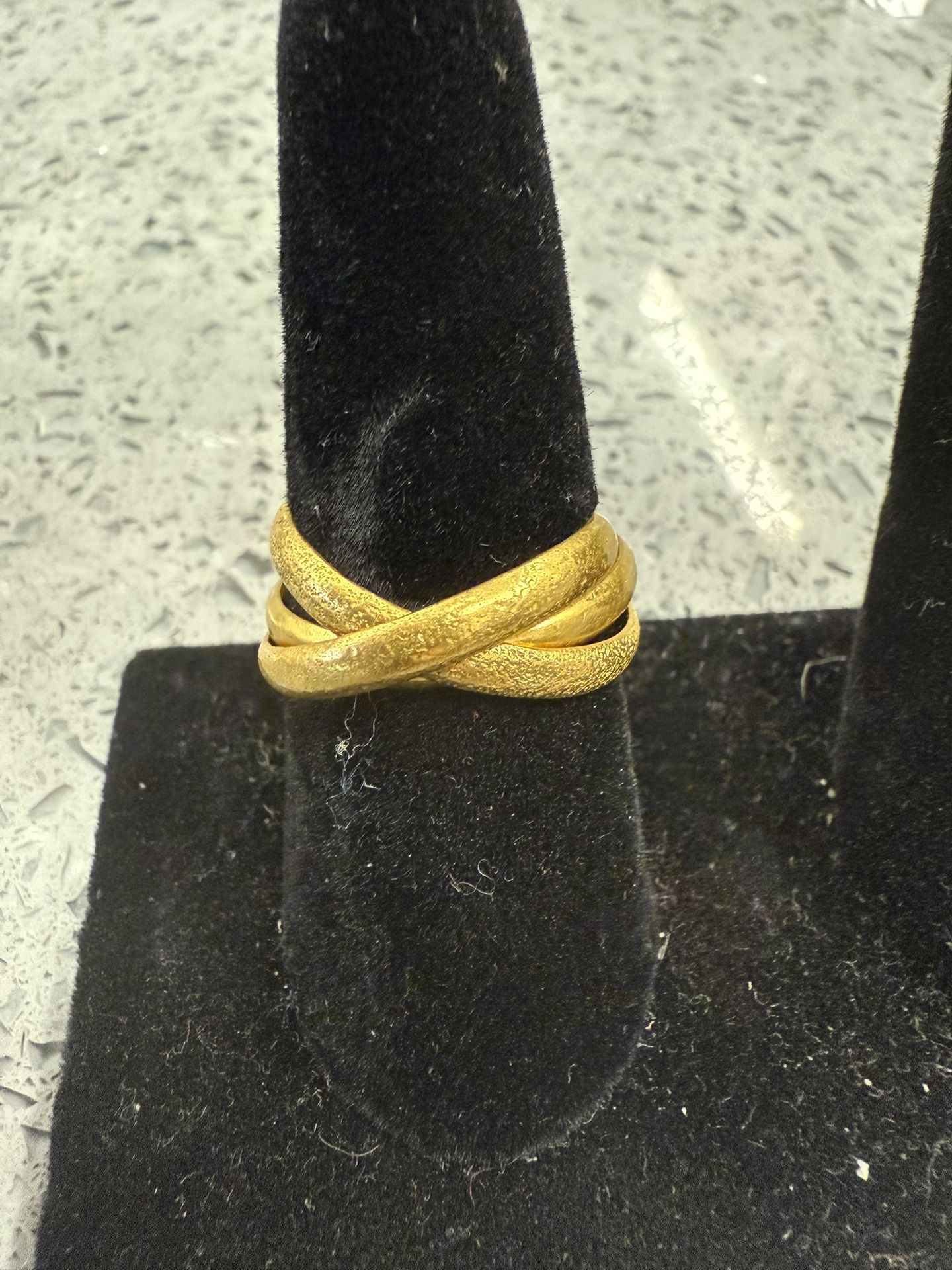 22KT Triple Band Ring 39911-1