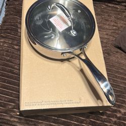 Sarten De 8” De Acero Inoxidable Tri Ply Nuevo De Princess House 