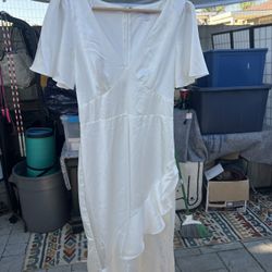 White Bridal Dress Lulus Brand