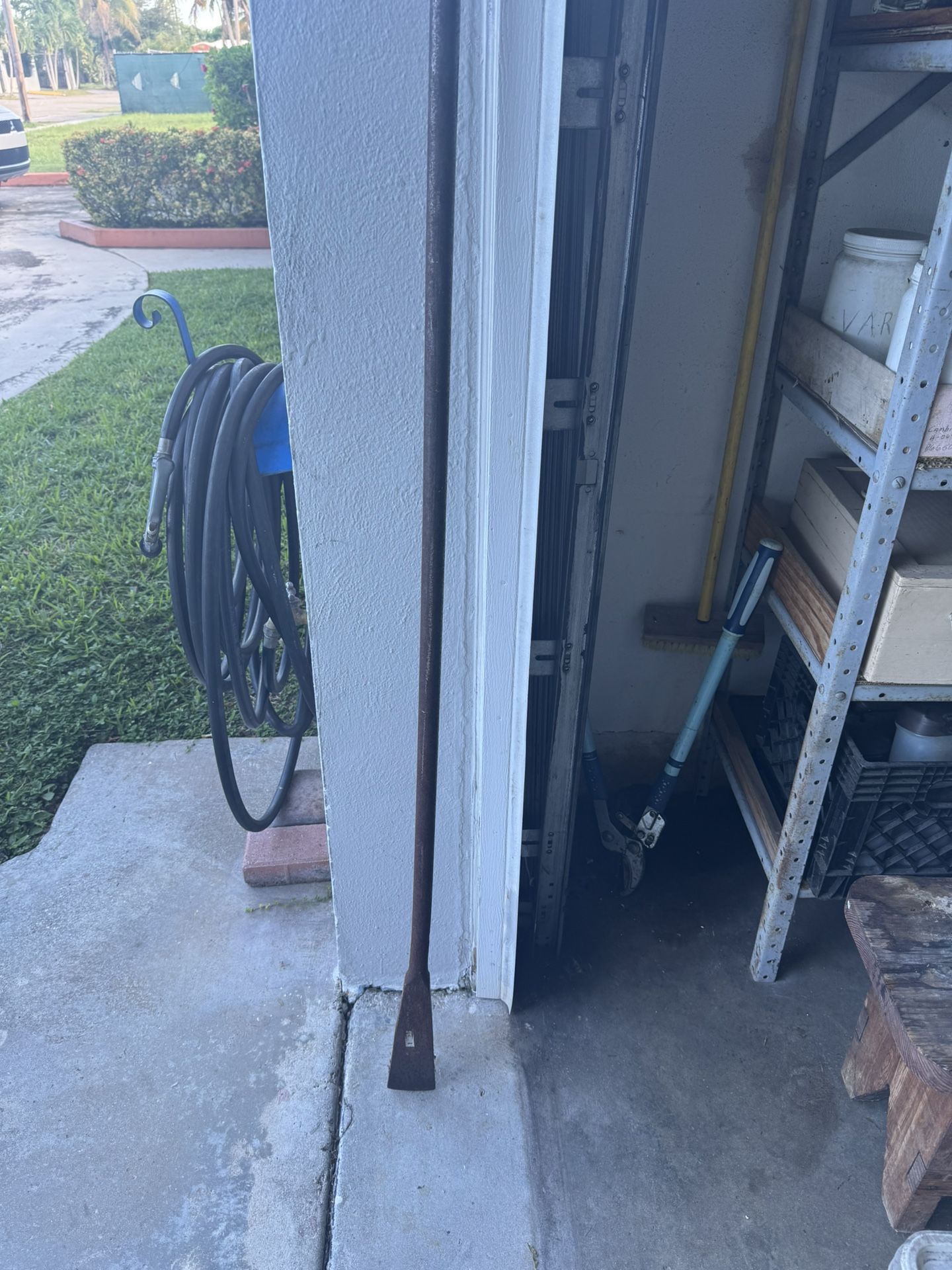 Post Hole Digging Bar Steel